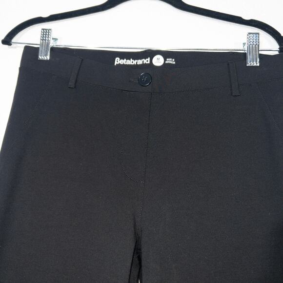 New BetaBrand Black‎ Classic Straight Dress Yoga Pant Size Medium Tall - Picture 3 of 7